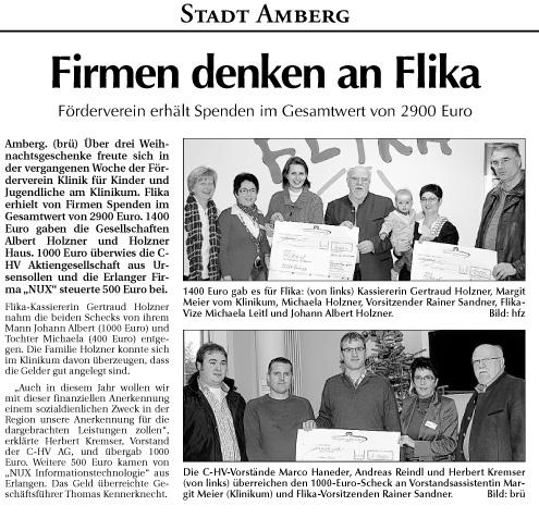 Amberger Zeitung 20.12.2010