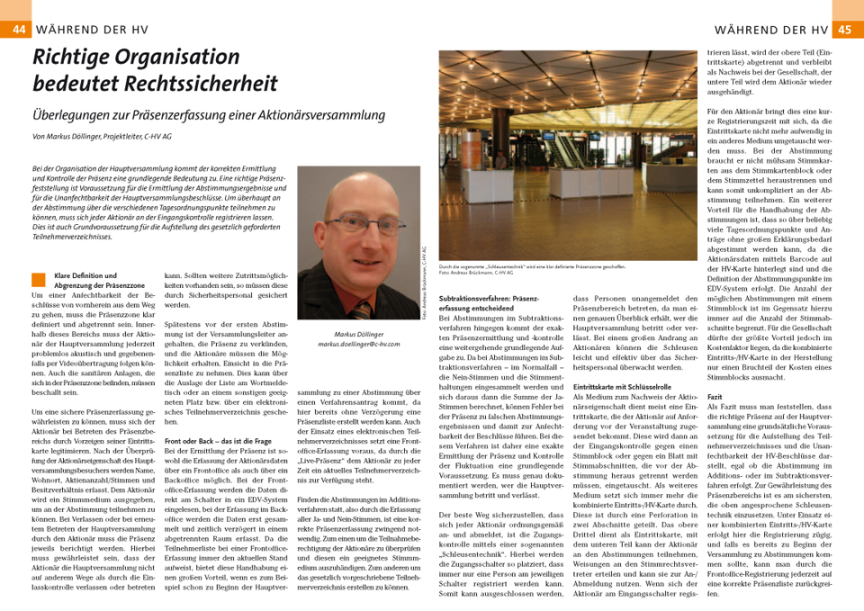 HV Magazin 2010
